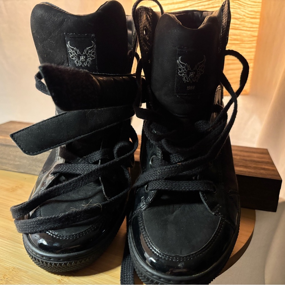 Paul Green Black Athletic Shoes